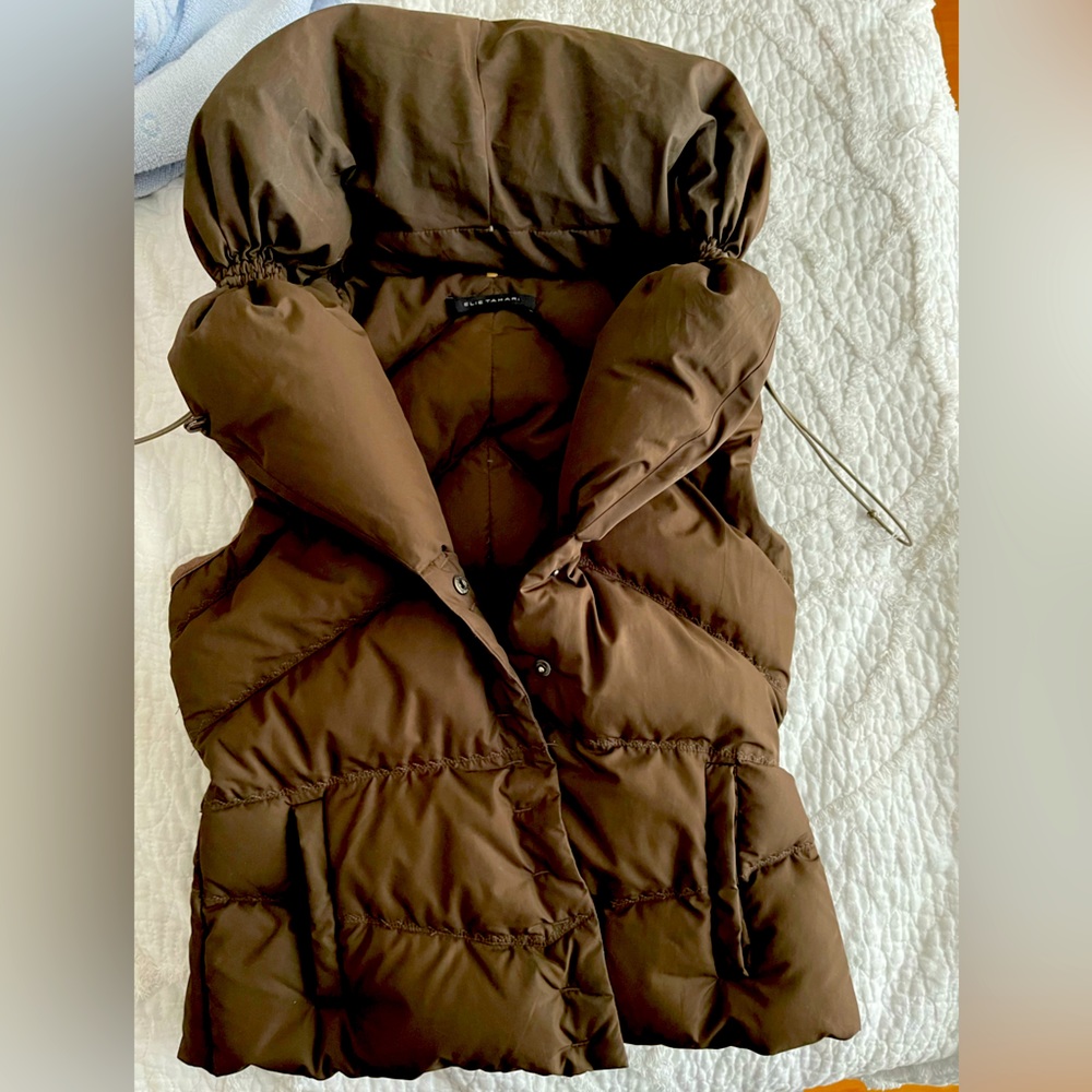 Ellie Tahari winter puffy vest